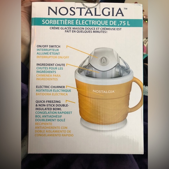 New Nostalgia Electric ice cream machine ice cream, gelato, sorbet frozen yogurt - Picture 2 of 10